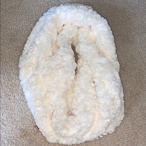White Fur Scarf